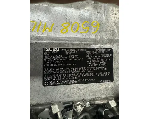2023 Isuzu 4HK1TC Engine Assembly