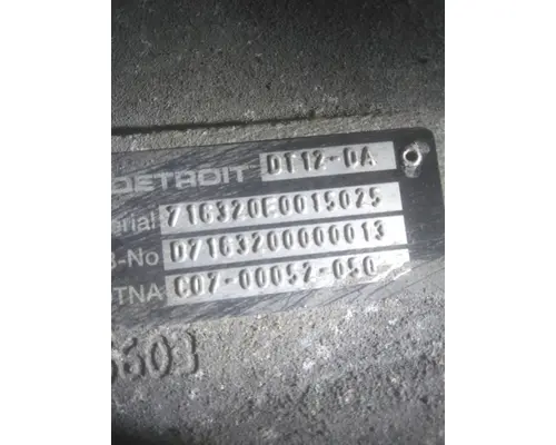 2018 DETROIT DT12-DA (2ND GEN DIRECT) TRANSMISSION ASSEMBLY