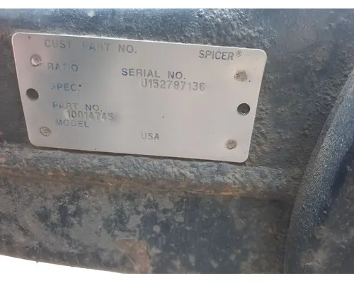 2016 EATON-SPICER D40155RTBD CUTOFF - SINGLE AXLE