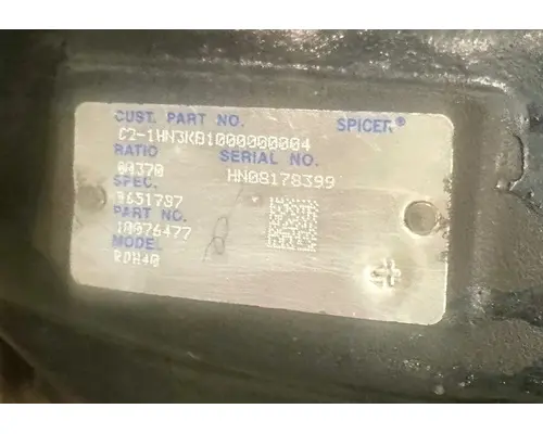 2023 EATON RDH40 Differential Assembly (Rear, Rear)