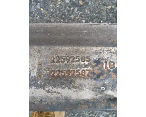 2021 VOLVO 22592581 AXLE ASSEMBLY, FRONT (STEER)